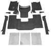 custom fit all seats bedrug jeep replacement floor liner w/ heat shielding - front and rear floorboards carpet