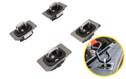 BullRing Stake Pocket D-Rings - Retractable - Flush Mount - Qty 4