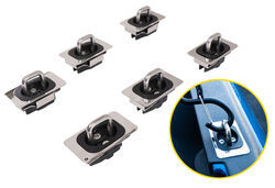 BullRing Stake Pocket D-Rings - Retractable - Flush Mount - Qty 6