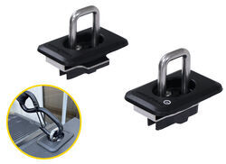 BullRing Stake Pocket D-Rings - Retractable - Surface Mount - Front Stake Pockets - Qty 2 - BU94VR