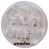 tail lights submersible led backup light for truck or trailer - 6 diodes round clear lens qty 1