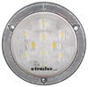 submersible lights 5-3/4 inch diameter led backup light w/ flange for trucks or trailers - 10 diodes round clear lens