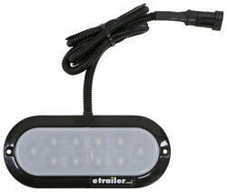 LED Utility Light for Truck or Trailer - 10 Diodes - Oval - Frosted Lens - Qty 1                    