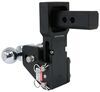 adjustable ball mount drop - 4 inch rise 5 b&w tow & stow 2-ball multipro 2 hitch 4.5 drop/5.5 10k