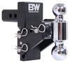 b and w trailer hitch ball mount 2 inch 2-5/16 two balls 10000 lbs gtw bw44fr