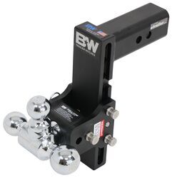 B&W Tow & Stow 3-Ball Mount - 2-1/2" Hitch - 9" Drop, 9-1/2" Rise - 18K - BW54FR