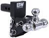 adjustable ball mount 1-7/8 inch 2 2-5/16 three balls b&w tow & stow 3-ball - multipro hitch 2.5 drop/3.5 rise 10k