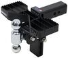 0  flip-down step 400 lbs serrated hitch mounted for 2 inch and 2-1/2 b&w tow & stow ball mounts -