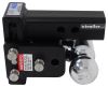 adjustable ball mount 10000 lbs gtw class iv b&w tow & stow 2-ball - 2 inch hitch 3 drop 3.5 rise 10k browning