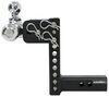 b and w trailer hitch ball mount drop - 7 inch rise class iv 10000 lbs gtw bwts10049b