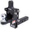 adjustable ball mount 16000 lbs gtw b&w tow & stow pintle hook with 2 inch - hitches 10 000 lbs/16