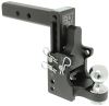 adjustable ball mount 16000 lbs gtw b&w tow & stow pintle hook with 2-5/16 inch - 2 hitches 10 000 lbs/16