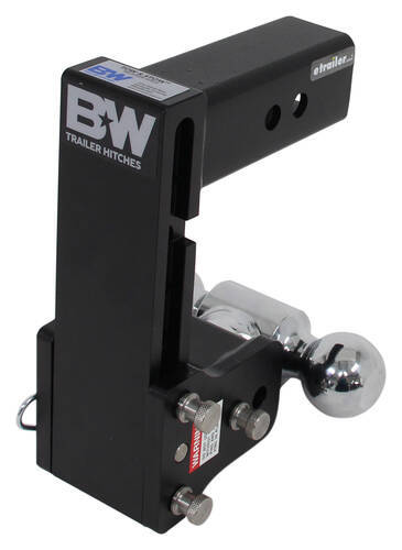 B&W Tow & Stow 2-Ball Mount - 2-1/2" Hitch - 7-1/2" Drop/Rise - 14.5K ...