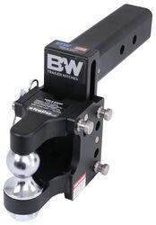 B&W Tow & Stow Pintle Hook with 2" Ball - 2-1/2" Hitches - 10,000 lbs/16,000 lbs - BWTS20055