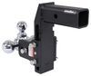 adjustable ball mount 1-7/8 inch 2 2-5/16 three balls b&w tow & stow 3-ball - compatible with gm multipro tailgate 2.5 hitch 18k