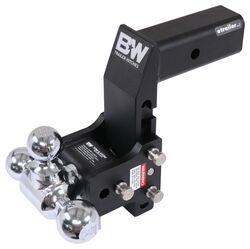 B&W Tow & Stow 3-Ball Mount - Compatible with GM MultiPro Tailgate - 2.5" Hitch - 18K - BWTS20067BMP