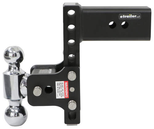 B&W Tow & Stow 2-Ball Mount - 3" Hitch -7-1/2" Drop, 7" Rise - 21K ...