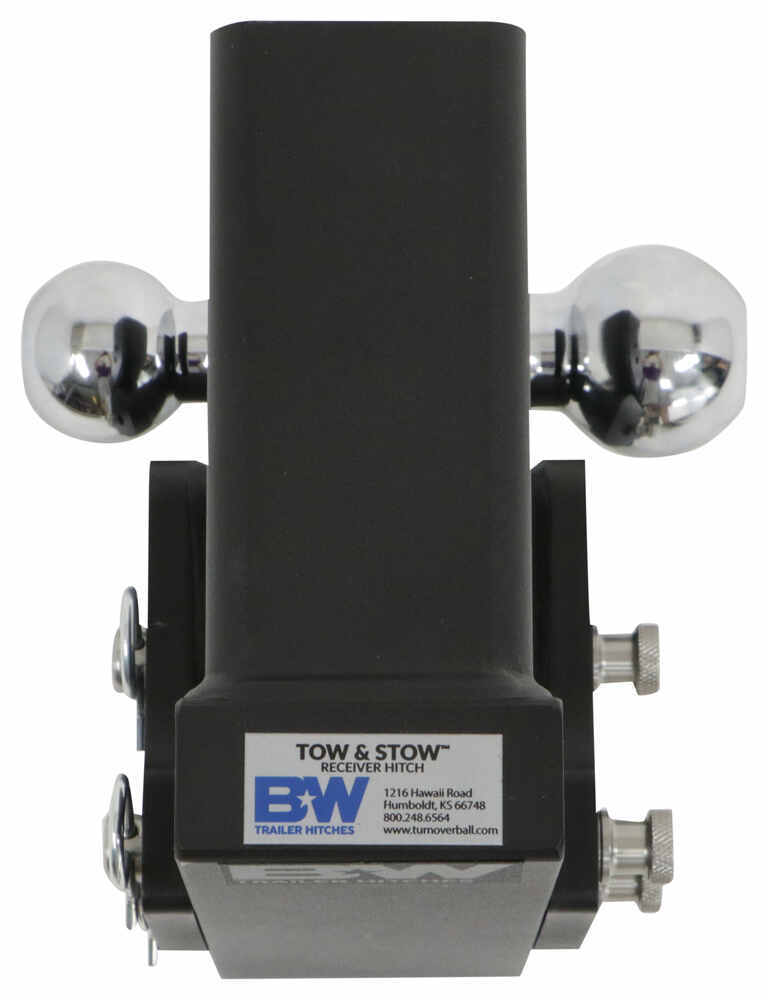 B&W Tow & Stow 3-Ball Mount - 3" Hitch - 7-1/2" Drop, 7" Rise - 21K ...