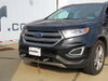 2018 ford edge  removable drawbars twist lock attachment on a vehicle