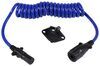 tow bar wiring 7 round - blade to 6 blue ox 7-wire 6-wire coiled electrical cord