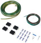 Blue Ox 4-Diode Universal Tail Light Wiring Kit for Towed Vehicles