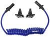 tow bar wiring blue ox 6-wire coiled electrical cord with 6-way round plugs