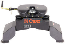 Curt Q24 5th Wheel Trailer Hitch with Ford OEM Legs - Dual Jaw - 24,000 lbs - C16545-16017