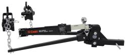 Curt Short-Arm Weight Distribution System with Sway Control - Trunnion Bar - 10K GTW - 1K TW
