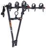 hanging rack towing curt clamp-on bike for 3 bikes - 2 inch ball mounts