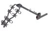 hanging rack folding tilt-away curt bike for 4 bikes - 2 inch hitches tilting