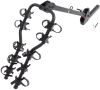 hanging rack fits 2 inch hitch curt bike for 5 bikes - hitches tilting