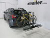 2014 subaru xv crosstrek  folding rack tilt-away 4 bikes on a vehicle