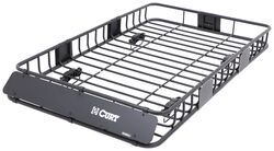 Curt Roof Mounted Cargo Basket - 64-1/2" Long x 39" Wide x 7-1/4" Tall - 150 lbs - C18115-117