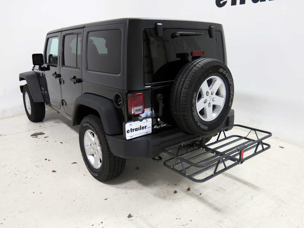 2011 Jeep Wrangler Unlimited 17x46 Curt Cargo Carrier for 1-1/4