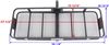 flat carrier fixed 20 x 59 curt cargo for 2 inch hitches - steel 500 lbs