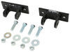 base plates tow bar universal bumper brackets for curt with adjustable-width arms - qty 2