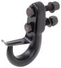 standard tow hook bolt on curt with keeper - black 10 000 lbs