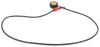 curt cable locks utility lock 6 feet long adjustable - steel 6'