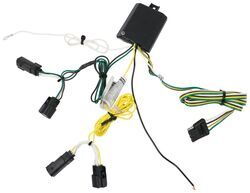 Curt T-Connector Vehicle Wiring Harness with 4-Pole Flat Trailer Connector - C27BR