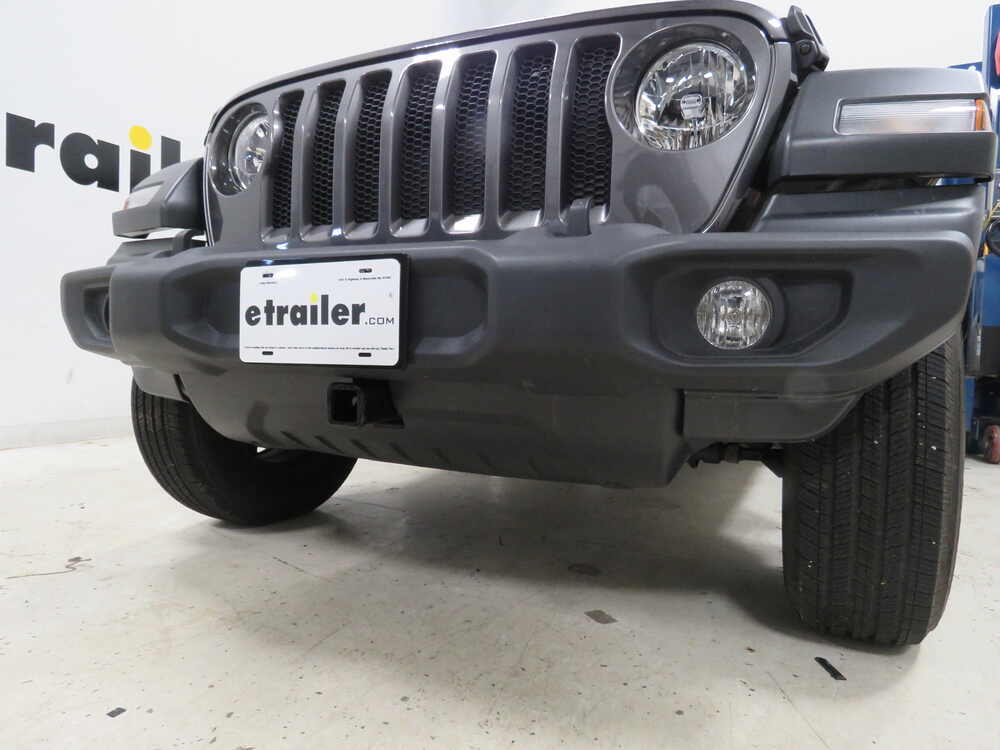 2019 Jeep Wrangler Curt Front Mount Trailer Hitch Receiver - Custom Fit - 2