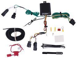 Curt T-Connector Vehicle Wiring Harness with 4-Pole Flat Trailer Connector - C37UR