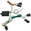 curt custom fit vehicle wiring trailer hitch plug-in t-connector harness with 4-pole flat connector
