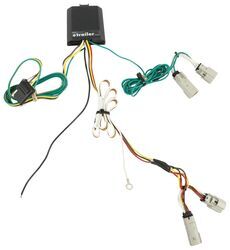 Curt T-Connector Vehicle Wiring Harness with 4-Pole Flat Trailer Connector - C42WR