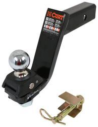 Curt RockerBall Anti-Rattle Towing Kit - 2" Ball - 5" Drop, 4" Rise - 7,500 lbs