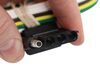 curt custom fit vehicle wiring end connector 4 flat c44nr