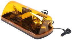 Blazer Flashing Amber Warning Light Bar - Halogen - 12V - Magnetic Mount - C4500AW