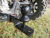 0  hitch with ball mount curt atv towing starter kit - 2 inch receiver 6 long