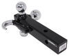 fixed ball mount 10000 lbs gtw curt multi-ball w/ tow hook for 2 inch hitches