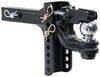 adjustable ball mount 2-5/16 inch one curt pintle hook with - 2 hitches 13 000 lbs
