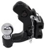 pintle hook - ball combo one curt with 2-5/16 inch hitch channel mount 20 000 lbs